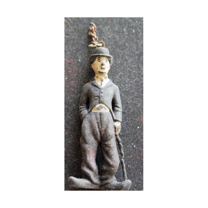 Porte clefs de Charlie Chaplin sans boucle d'attache