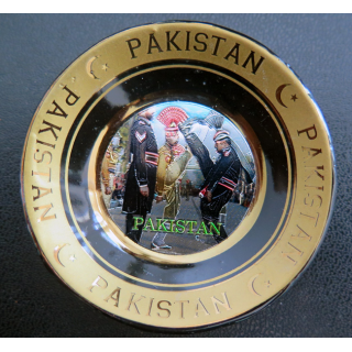 Magnet de l'armée pakistanaise diamètre 6 cm superbe en céramique