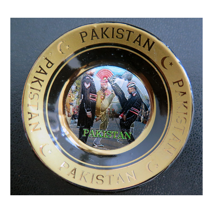 Magnet de l'armée pakistanaise diamètre 6 cm superbe en céramique