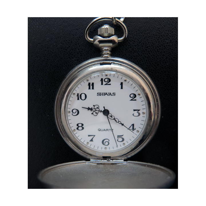 4° RE :  Montre cadeau à gousset SHIVAS avec inscription 4° régiment étranger
