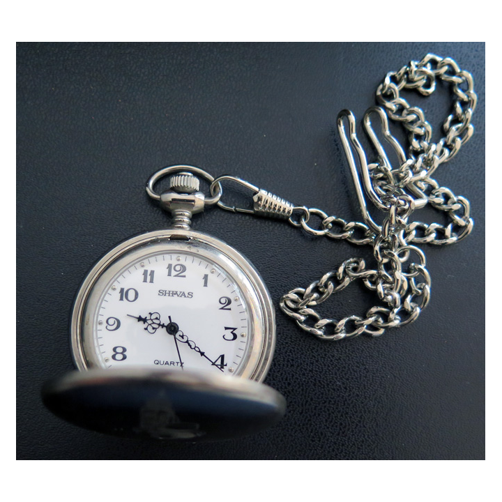 4° RE :  Montre cadeau à gousset SHIVAS avec inscription 4° régiment étranger