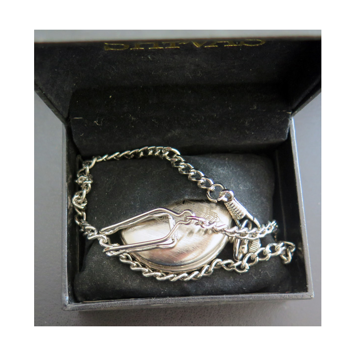 4° RE :  Montre cadeau à gousset SHIVAS avec inscription 4° régiment étranger