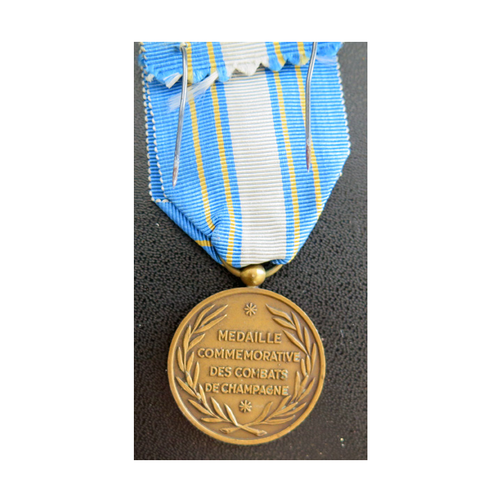 FRANCE : médaille commémorative des combats de Champagne dite médaille de Navarin