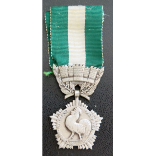 FRANCE : médaille d'Honneur régionale, départementale et communale en bronze argenté