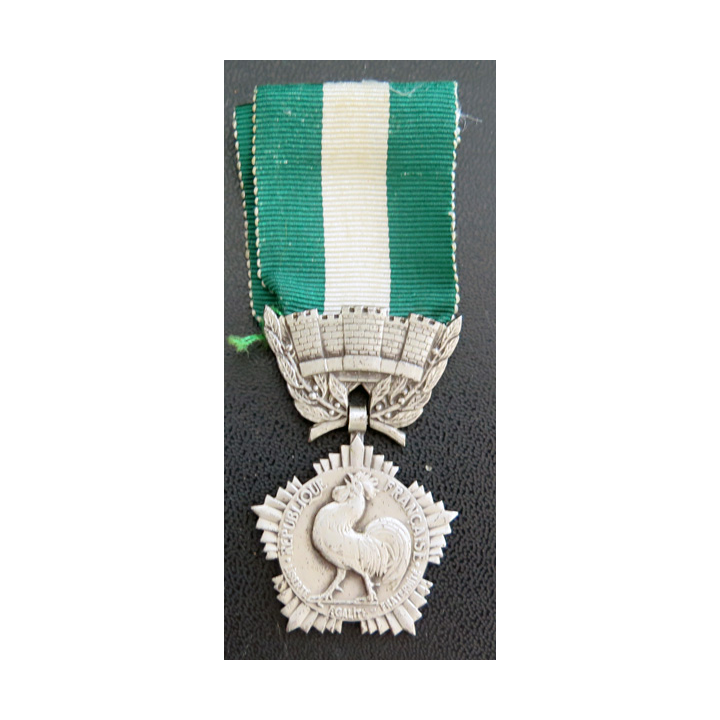 FRANCE : médaille d'Honneur régionale, départementale et communale en bronze argenté