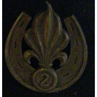 2° REI : 2° RÉGIMENT ÉTRANGER D'INFANTERIE INSIGNE BÉRET ALGÉRIE