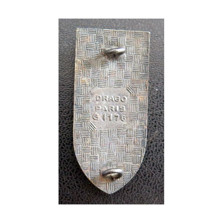 ESM  COETQUIDAN : Groupement interarmes Drago G. 1176  en émail sur cuir