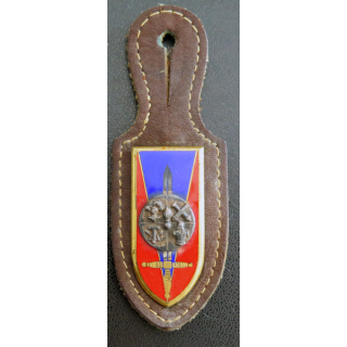 ESM  COETQUIDAN : Groupement interarmes Drago G. 1176  en émail sur cuir