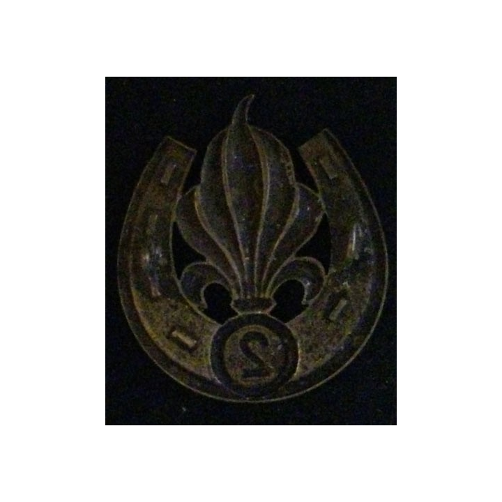 2° REI : 2° RÉGIMENT ÉTRANGER D'INFANTERIE INSIGNE BÉRET ALGÉRIE