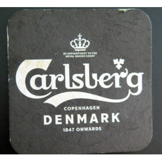 DESSOUS DE VERRE A BIÈRE Carlsberg largeur 9,3 cm