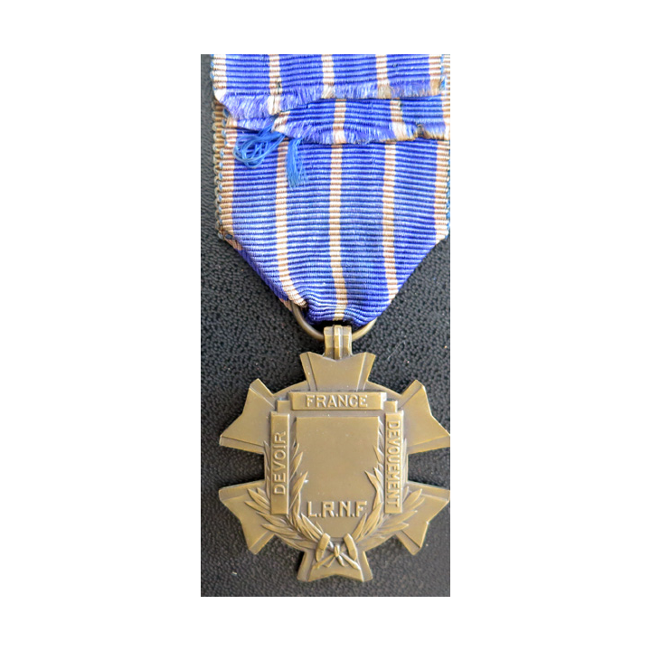 FRANCE : médaille des services civiques 1914-1918 en bronze