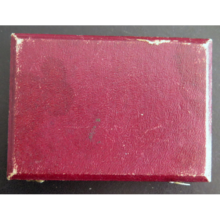 Médaille en bronze du Comice agricole de Lunéville Prix cultural 1949 M. Lucien Marin leintrey 7 x 4,5 cm en coffret