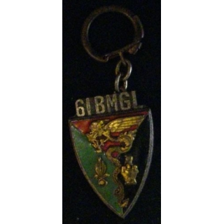 61° BMGL : 61° BATAILLON MIXTE GÉNIE LÉGION ÉMAIL (EN PORTE-CLEF)