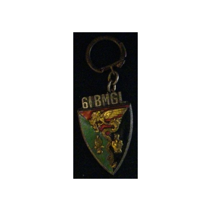 61° BMGL : 61° BATAILLON MIXTE GÉNIE LÉGION ÉMAIL (EN PORTE-CLEF)