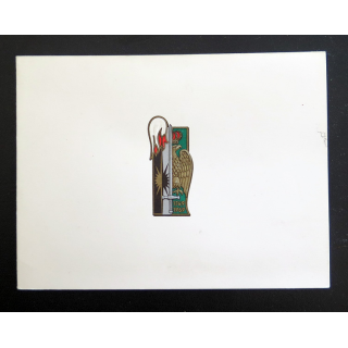 Carton de correspondance de la Promotion de Saint Cyr Souvenir de napoléon 1968-1970