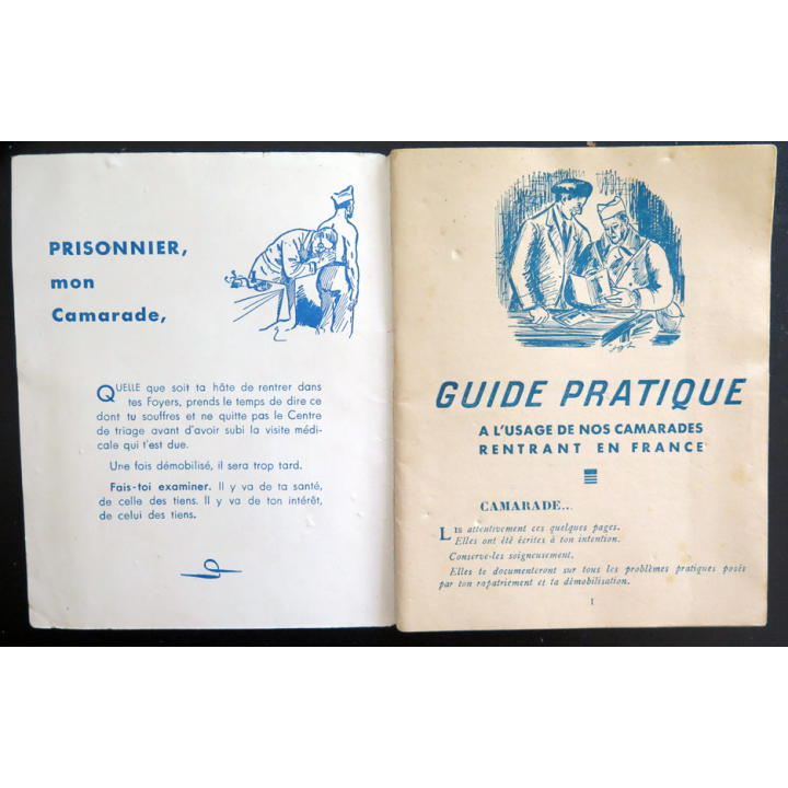 Guide pratique du Combattant rapatrié avec comme 2° partie La légion édité vers 1945