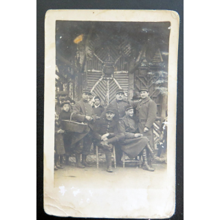 Carte postale militaire de soldats en permission à Toulouse en février 1915