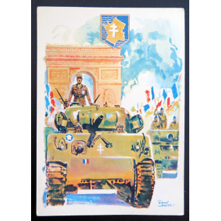 Carte de membre de la 1° Brigade de spahis 4° RSM et 9° RSA de la guerre 1939 / 1940