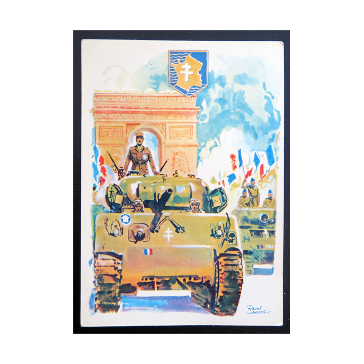 Carte de membre de la 1° Brigade de spahis 4° RSM et 9° RSA de la guerre 1939 / 1940