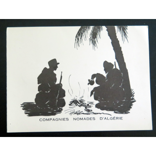 Carte de correspondance militaire des compagnies nomades d'Algérie