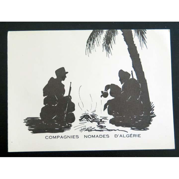 Carte de correspondance militaire des compagnies nomades d'Algérie