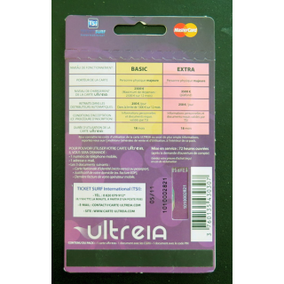 Carte bancaire neuve Ultreïa Mastercard qui n'est plus en activité
