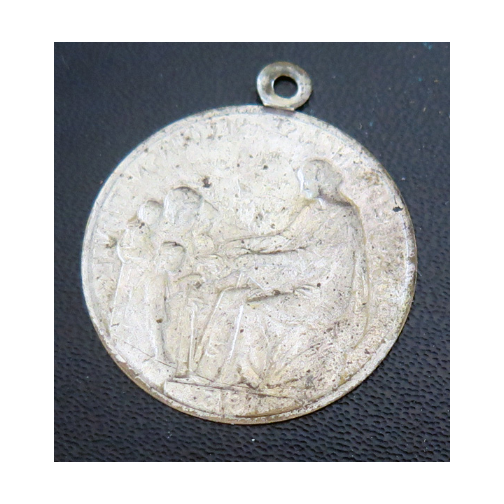 Journée française du secours national de 1915 signée Hyppolyte Lefebvre en aluminium