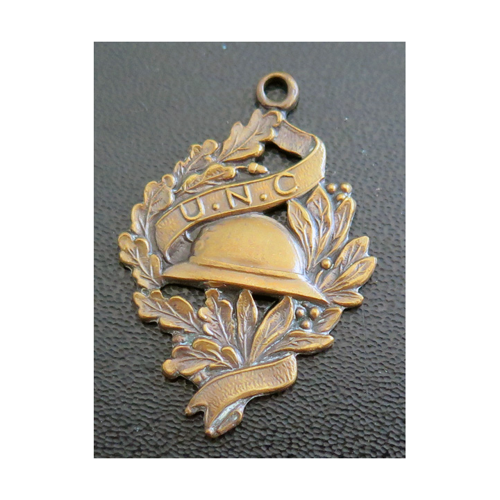 FRANCE : Médaille de l'UNC union nationale des combattants en bronze sans ruban fabrication Chobillon