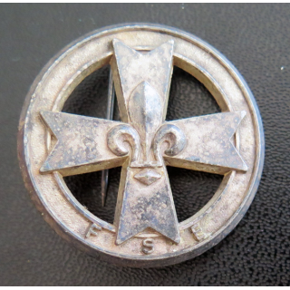 insigne de béret de la Fédération des scouts d'Europe da fabrication DECAT