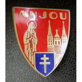 ANJOU : insigne religieux du diocèse d'Anjou
