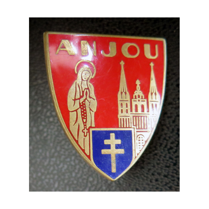 ANJOU : insigne religieux du diocèse d'Anjou