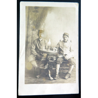 Carte postale militaire de Pépé Le Coz guerre 1914-1918