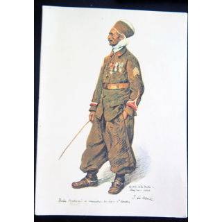 Carte de correspondance militaire du 1° régiment de spahis