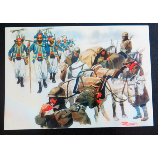 Carte de correspondance militaire du 1° régiment de tirailleurs