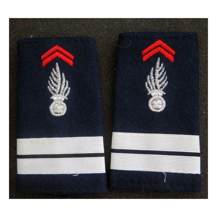 Paire de fourreaux de Lieutenant de pompiers