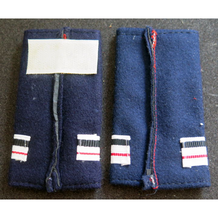 Paire de fourreaux de Major de pompiers avec un portant un scratch