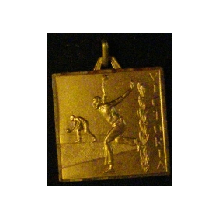 MÉDAILLE DORÉE DE LA PELOTE BASQUE (L : 3,2 cm)