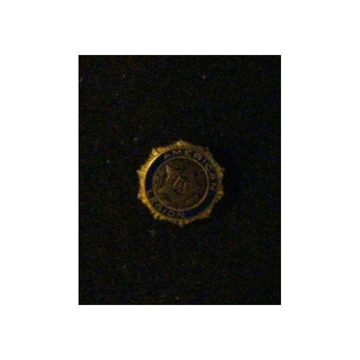 PIN'S : AMERICAN LEGION US SUR VIS ÉMAIL (DIAMÈTRE 1,4 cm)