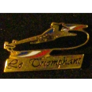 PIN'S : SOUS MARIN LE TRIOMPHANT (LARGEUR : 3 cm)