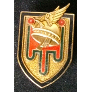 52° DMT : 52° DIVISION MILITAIRE TERRITORIALE ÉMAIL BORDURE NOIRE