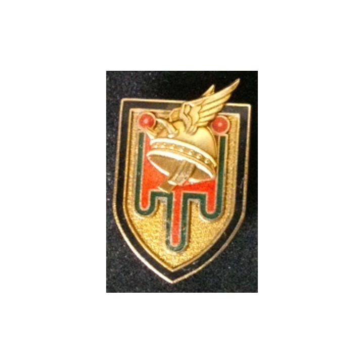 52° DMT : 52° DIVISION MILITAIRE TERRITORIALE ÉMAIL BORDURE NOIRE