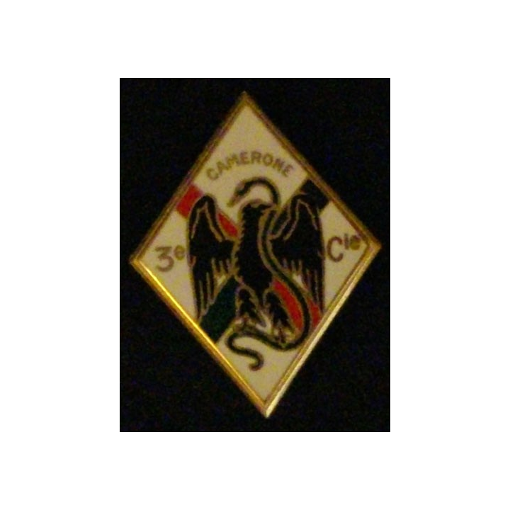 4° REI : 4° RÉGIMENT ÉTRANGER D'INFANTERIE 3°CIE CAMERONE ÉMAIL SANS RÉCIT (R75)