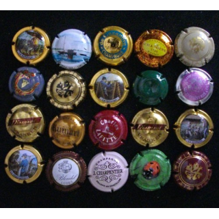LOT DE 20 MUSELETS N°7