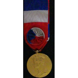 FRANCE : MÉDAILLE DU TRAVAIL ET SÉCURITÉ SOCIALE "VERMEIL" 1951