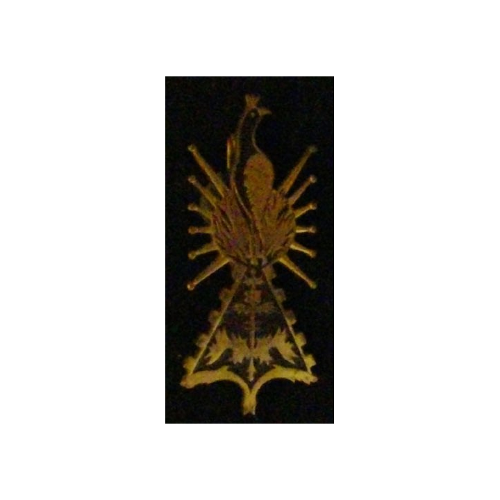 Insigne métallique de la batterie d'artillerie de l'Ile de Gorée