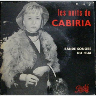 DISQUE 45 TOURS : LES NUITS DE CABIRIA BANDE SONORE FILM N°EA 156