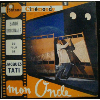 DISQUE 45 TOURS : BANDE ORIGINALE DU FILM DE J. TATI MON ONCLE