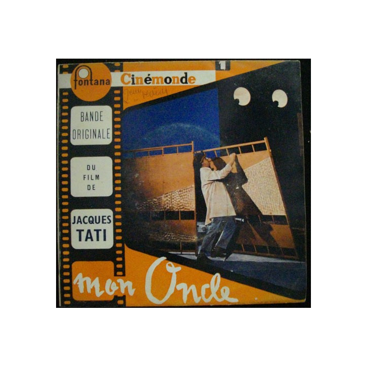DISQUE 45 TOURS : BANDE ORIGINALE DU FILM DE J. TATI MON ONCLE