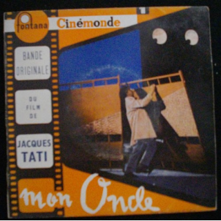DISQUE 45 TOURS : BANDE ORIGINALE DU FILM DE J. TATI MON ONCLE