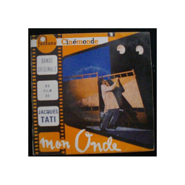 DISQUE 45 TOURS : BANDE ORIGINALE DU FILM DE J. TATI MON ONCLE